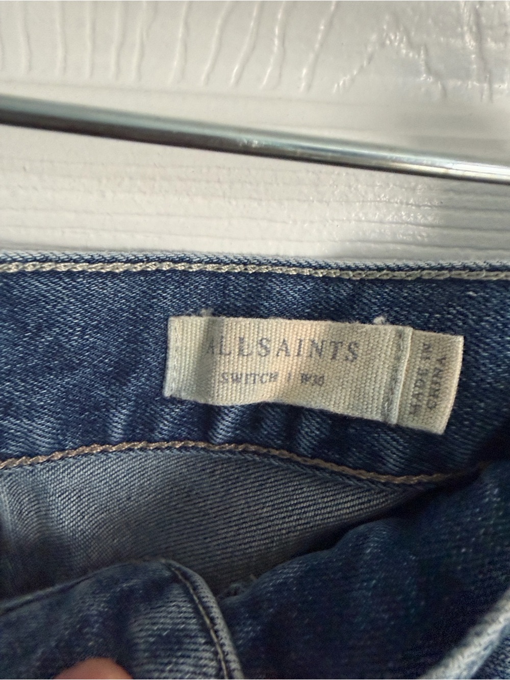 AllSaints
Switch denim shorts  size 30